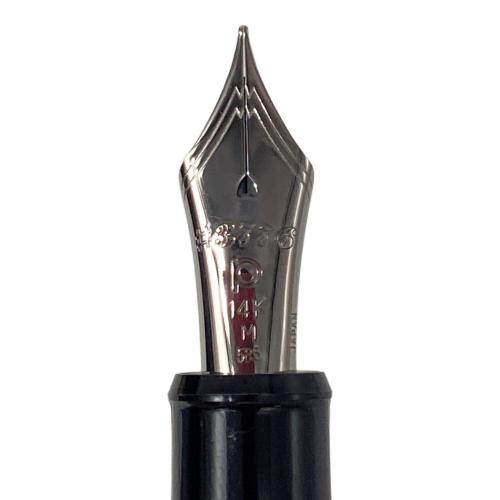 PLATINUM (プラチナ) 万年筆 センチュリーブラックダイヤモンド中字 ペン先14k #3376 ブラック