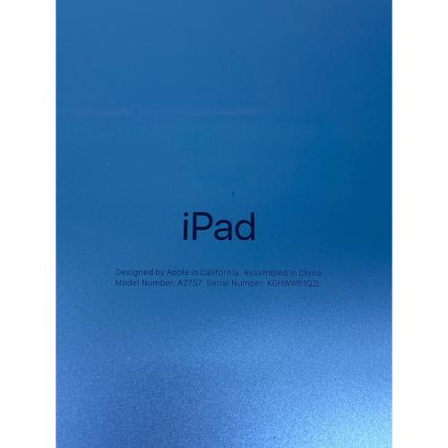 Apple (アップル) iPad(第10世代) NQ6U3J/A 液晶キズ有
