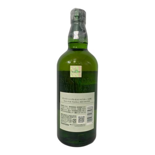 サントリー 白州 ジャパニーズウイスキー Story of the Distillery 2025 EDITION 700ml