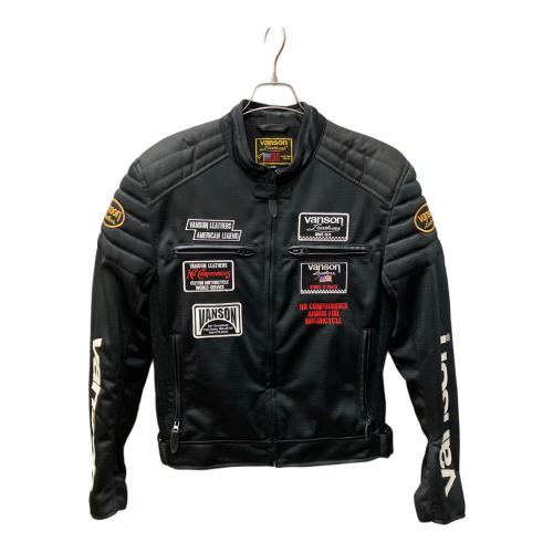 VANSON (バンソン) ライダースメッシュジャケット VS15103S メンズ SIZE L ブラック
