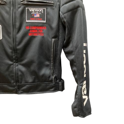 VANSON (バンソン) ライダースメッシュジャケット VS15103S メンズ SIZE L ブラック