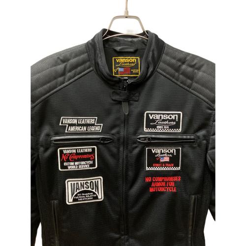 VANSON (バンソン) ライダースメッシュジャケット VS15103S メンズ SIZE L ブラック