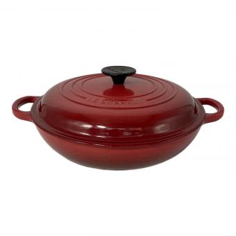LE CREUSET (ルクルーゼ) 両手鍋 レッド