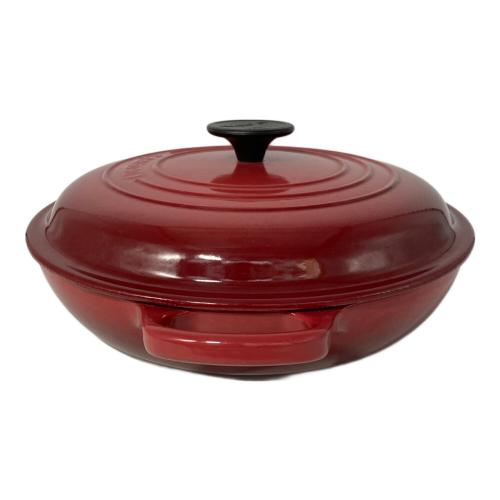 LE CREUSET (ルクルーゼ) 両手鍋 レッド