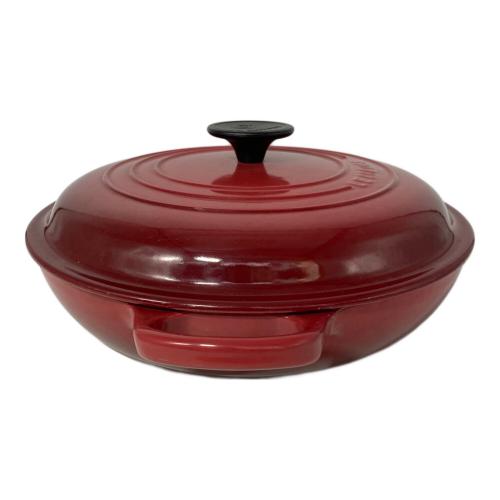 LE CREUSET (ルクルーゼ) 両手鍋 レッド