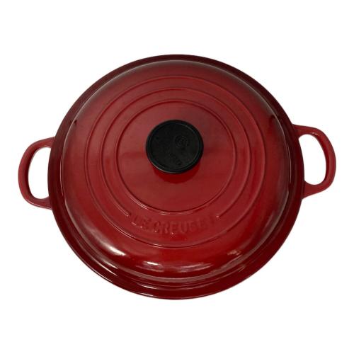 LE CREUSET (ルクルーゼ) 両手鍋 レッド