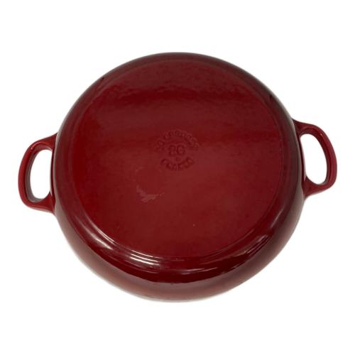 LE CREUSET (ルクルーゼ) 両手鍋 レッド