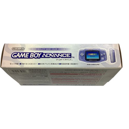 Nintendo (ニンテンドウ) GAMEBOY ADVANCE 画面キズ有 AGB-001 -