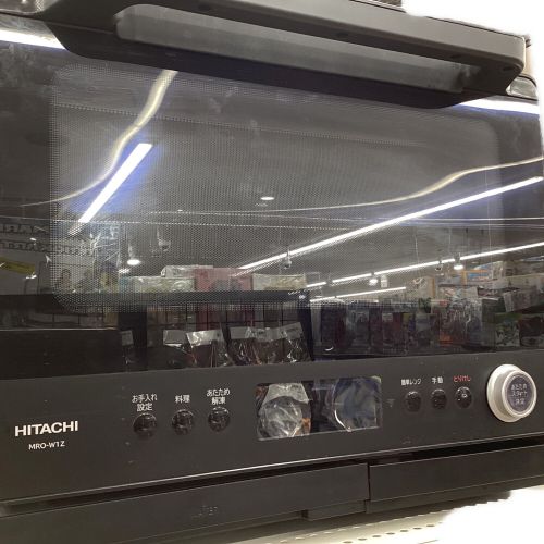 HITACHI (ヒタチ) スチームオーブンレンジ アース線欠品 MRO-W1Z 2022年製 1000W 庫内フラット 26L～(3人以上用) 2段オーブン 過熱水蒸気式 程度B(軽度の使用感) 50Hz／60Hz