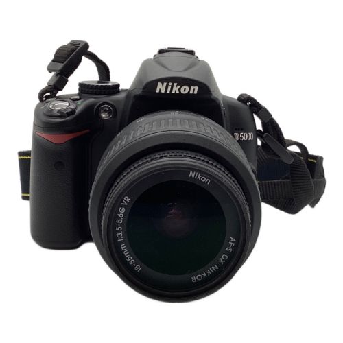 Nikon (ニコン) デジタル一眼レフカメラ D5000 1230万画素 APS-C 23.6mm×15.8mm CMOS 専用電池 SDHCカード対応 200～3200 2016445