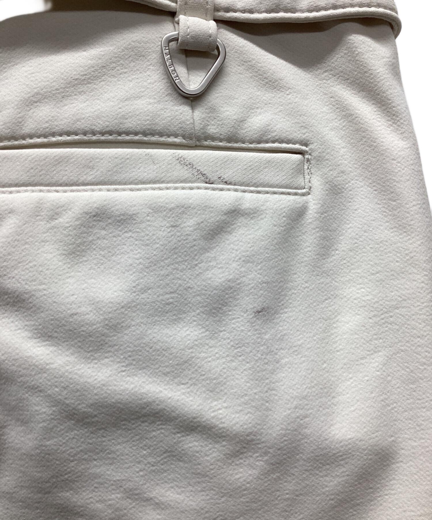 MALBON GOLF (マルボンゴルフ) ゴルフウェア(パンツ) アイボリー