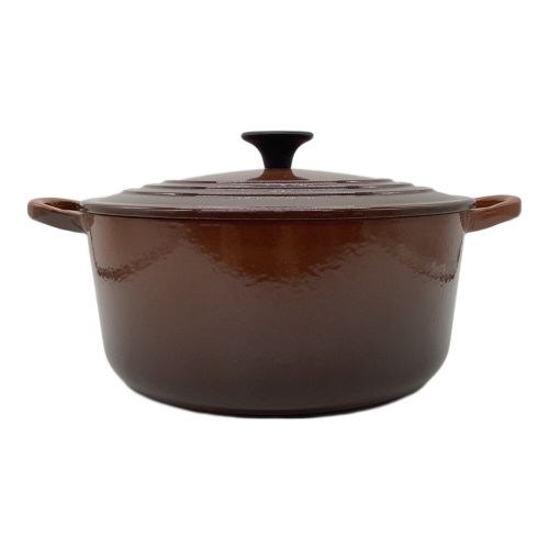 LE CREUSET (ルクルーゼ) ココットロンド チェストナッツ 22cm