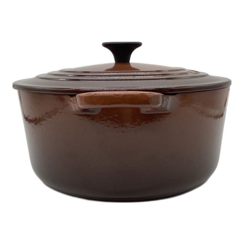 LE CREUSET (ルクルーゼ) ココットロンド チェストナッツ 22cm