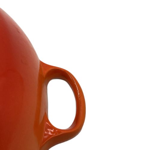 LE CREUSET (ルクルーゼ) 両手鍋 32cm オレンジ シグニチャー ビュッフェ・キャセロール