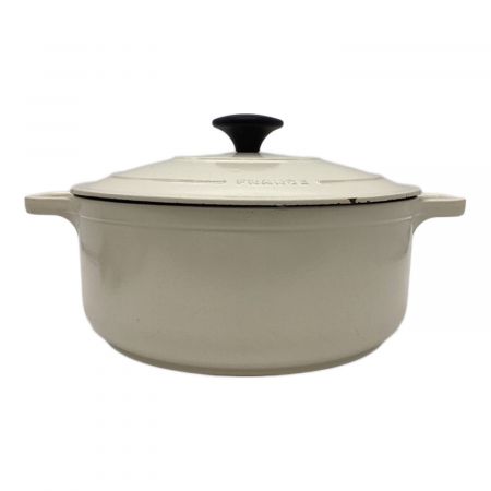CHASSEUR (シャスール) 両手鍋 SIZE 22cm ホワイト｜トレファクONLINE