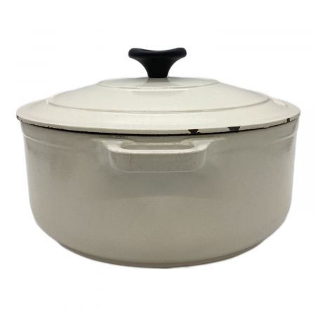 CHASSEUR (シャスール) 両手鍋 SIZE 22cm ホワイト｜トレファクONLINE