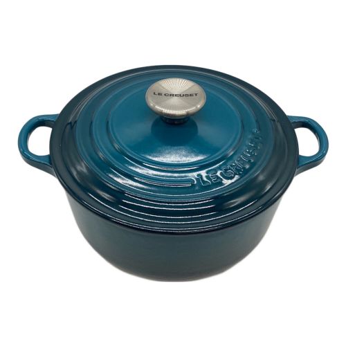 LE CREUSET (ルクルーゼ) ココット・ロンド 20cm ディープティール