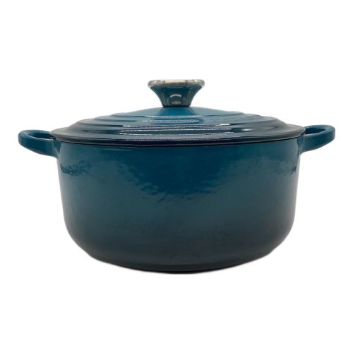 LE CREUSET (ルクルーゼ) ココット・ロンド 20cm ディープティール