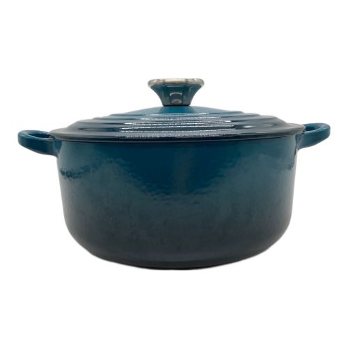 LE CREUSET (ルクルーゼ) ココット・ロンド 20cm ディープティール