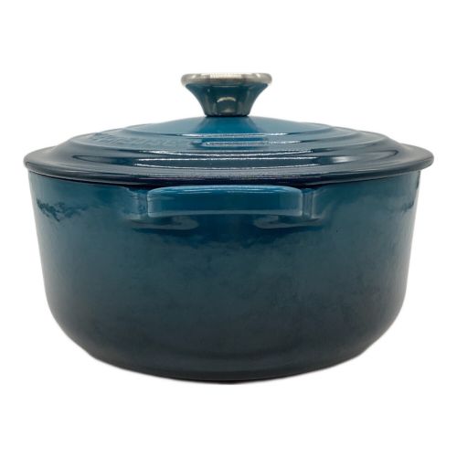 LE CREUSET (ルクルーゼ) ココット・ロンド 20cm ディープティール