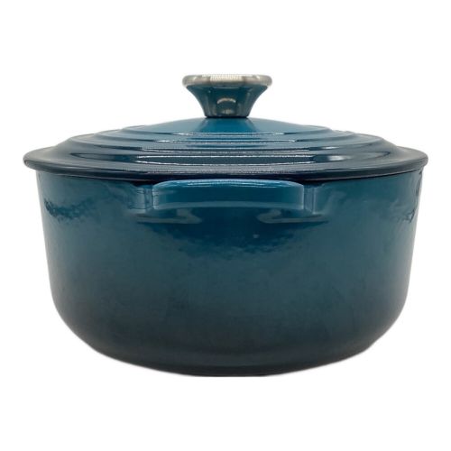 LE CREUSET (ルクルーゼ) ココット・ロンド 20cm ディープティール