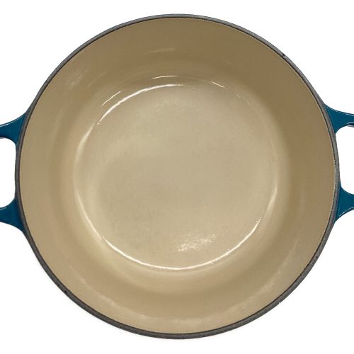 LE CREUSET (ルクルーゼ) ココット・ロンド 20cm ディープティール