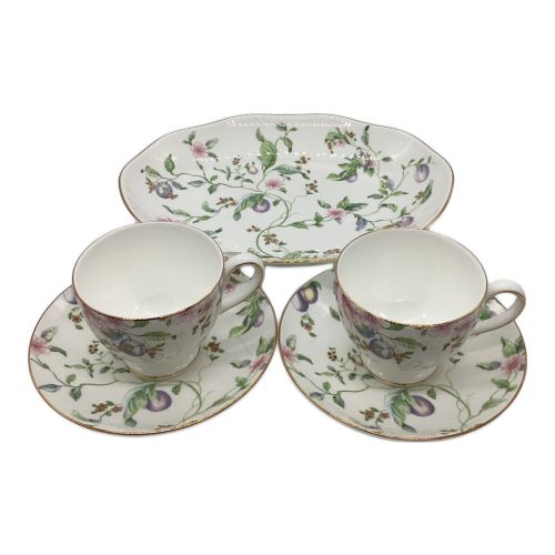 Wedgwood (ウェッジウッド) カップ&ソーサー スイートプラム 2Pセット