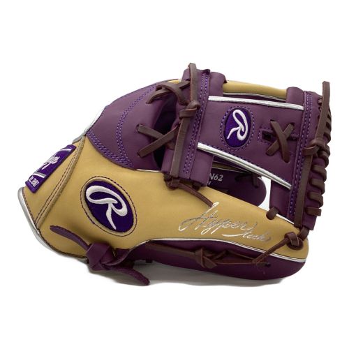 RAWLINGS (ローリングス) 軟式グローブ パープル×ベージュ ハイパーテックカラーシンク GR4FHTCN62 内野用