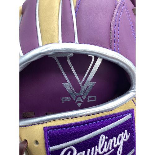 RAWLINGS (ローリングス) 軟式グローブ パープル×ベージュ ハイパーテックカラーシンク GR4FHTCN62 内野用