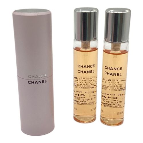 CHANEL (シャネル) オードトワレ リフィル2本付属 シャネル チャンス ツィスト&スプレイ 20ml 残量80%-99%