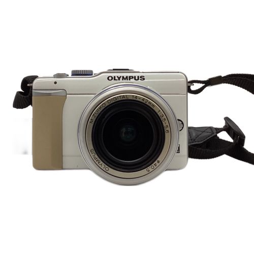 OLYMPUS (オリンパス) ミラーレス一眼カメラ E-PL1 1230万画素 フォーサーズ 4/3型 LiveMOS 専用電池 SDHCカード対応 200-3200 B3R518117