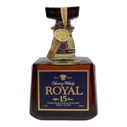 サントリー ジャパニーズウィスキー 700ml ローヤル 15年 未開封