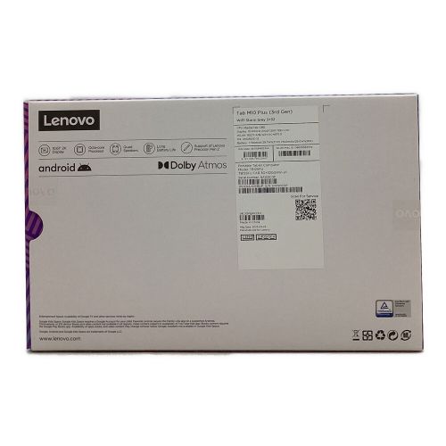 LENOVO (レノボ) Tab M10 Plus 3rd Gen TB125FU SIM FREE 修理履歴無し 32GB Android13 ー 程度:Bランク TB125FU
