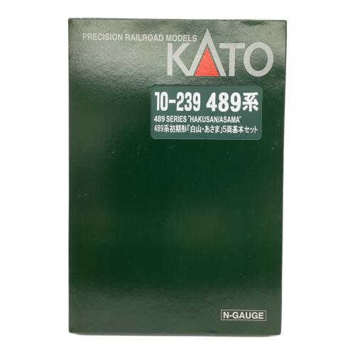 Nゲージ 10-239 国鉄(JR西日本)489系交直流特急形電車「白山・あさま」5両基本セット(ボンネット形)