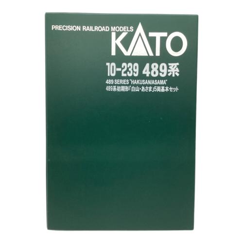 Nゲージ 10-239 国鉄(JR西日本)489系交直流特急形電車「白山・あさま」5両基本セット(ボンネット形)