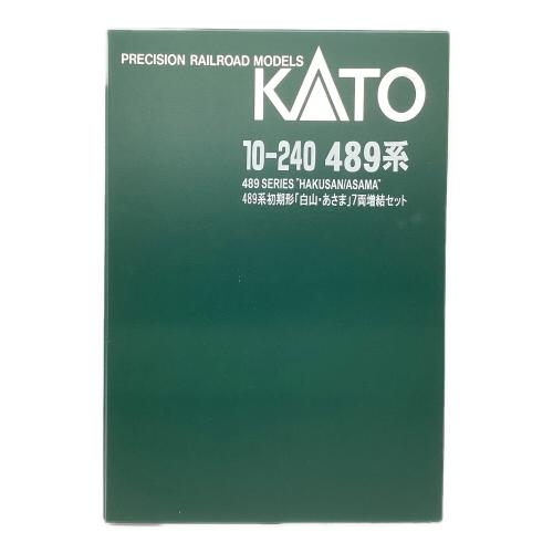 Nゲージ 10-240 国鉄(JR西日本)489系交直流特急形電車「白山・あさま」7両増結セット(ボンネット形)