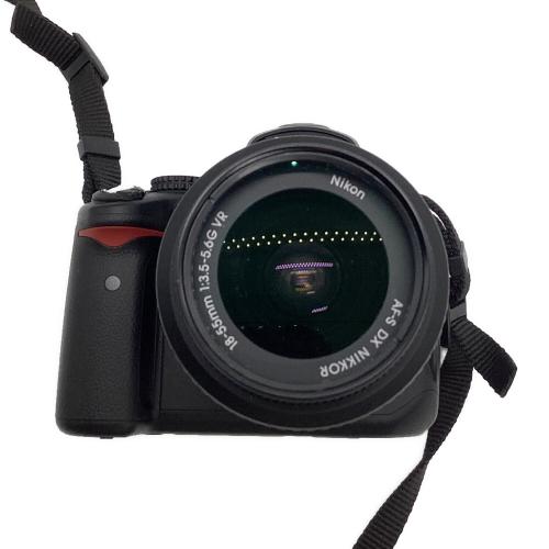 Nikon (ニコン) デジタル一眼レフカメラ D5000 1230万画素 APS-C 23.6mm×15.8mm CMOS 専用電池 SDHCカード対応 200～3200 2107518