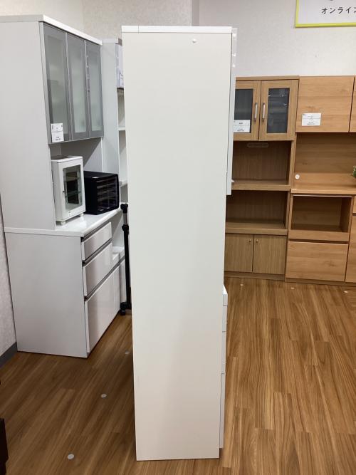 ニトリ レンジボード ホワイト 429 3枚扉、引き出し③