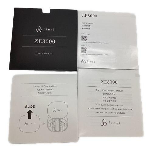 final (ファイナル) ワイヤレスイヤホン ZE8000