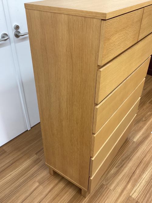 無印良品 (ムジルシリョウヒン) チェスト ナチュラル 294 6段