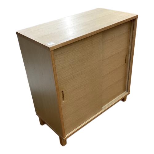 無印良品 (ムジルシリョウヒン) キャビネット ナチュラル 294 2枚スライド扉