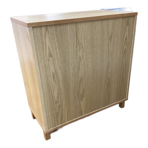 無印良品 (ムジルシリョウヒン) キャビネット ナチュラル 294 2枚スライド扉