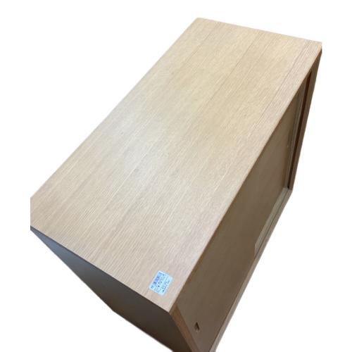 無印良品 (ムジルシリョウヒン) キャビネット ナチュラル 294 2枚スライド扉