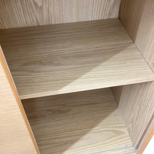 無印良品 (ムジルシリョウヒン) キャビネット ナチュラル 294 2枚スライド扉