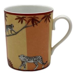 HERMES (エルメス) マグカップ プリントハガレ有 AFRICA