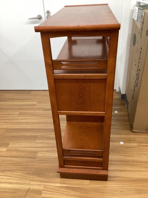 菊水 茶箪笥 ブラウン ケヤキ