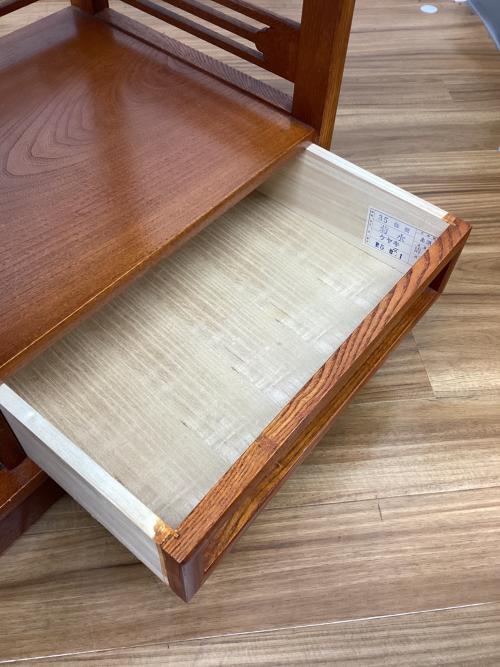 菊水 茶箪笥 ブラウン ケヤキ