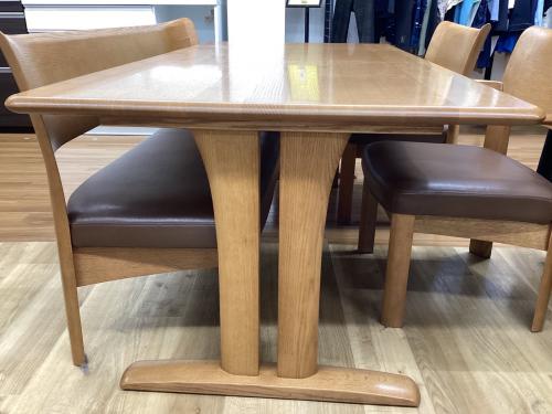 shirakawa (シラカワ) ダイニング4点セット ナチュラル×ブラウン 69 テーブル/ ST-R57