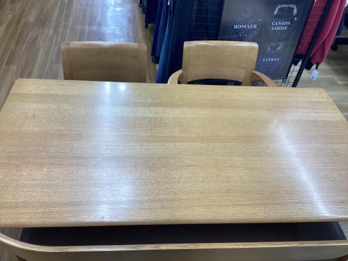 shirakawa (シラカワ) ダイニング4点セット ナチュラル×ブラウン 69 テーブル/ ST-R57