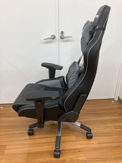 AK Racing (エーケーレーシング) ゲーミングチェア グレー×ブラック